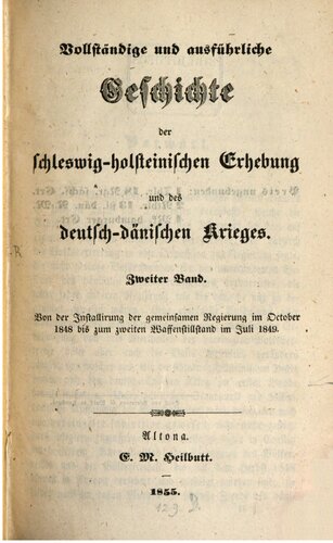 Von der Installierung der gemeinsamen Regierung im Oktober 1848 bis zum zweiten Waffenstillstand im Juli 1849