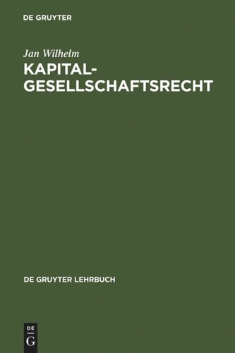 Kapitalgesellschaftsrecht