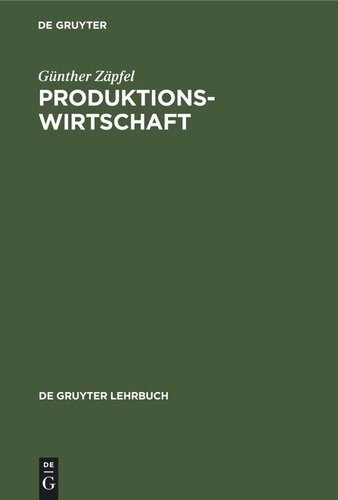 Produktionswirtschaft