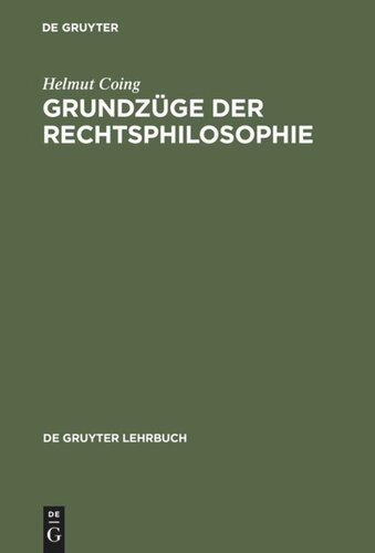 Grundzüge der Rechtsphilosophie
