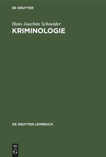 Kriminologie