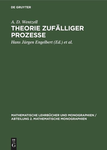 Theorie zufälliger Prozesse