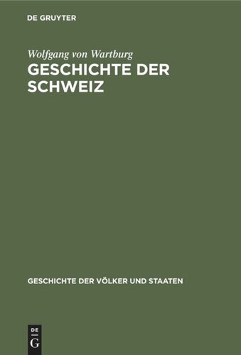 Geschichte der Schweiz