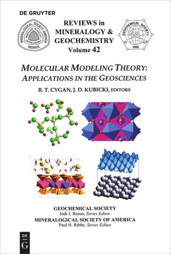 Molecular Modeling Theory: Applications in the Geosciences