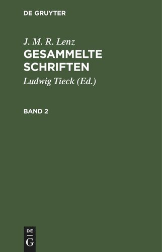Gesammelte Schriften: Band 2