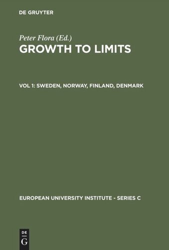 Growth to Limits: Vol 1 Sweden, Norway, Finland, Denmark