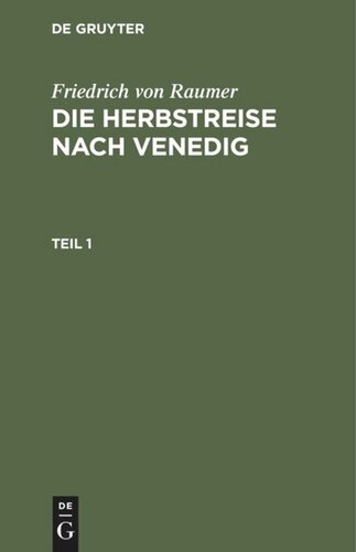 Die Herbstreise nach Venedig: Teil 1
