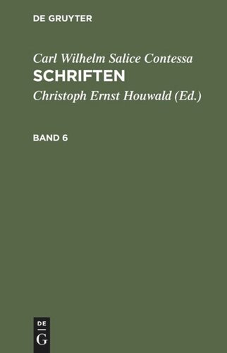 Schriften: Band 6