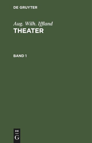 Theater: Band 1