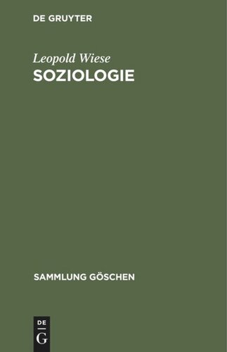 Soziologie: Geschichte und Hauptprobleme