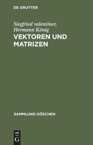 Vektoren und Matrizen