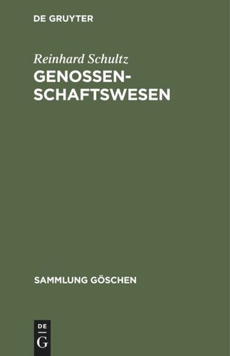 Genossenschaftswesen