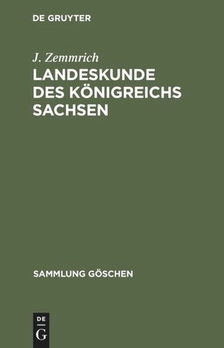 Landeskunde des Königreichs Sachsen