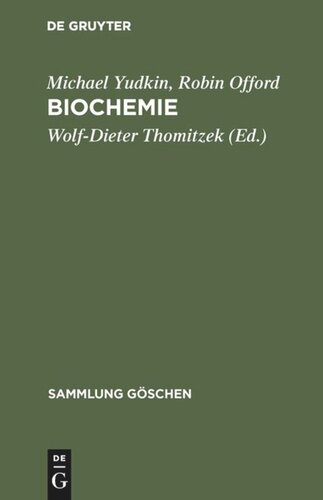 Biochemie: Eine Einführung