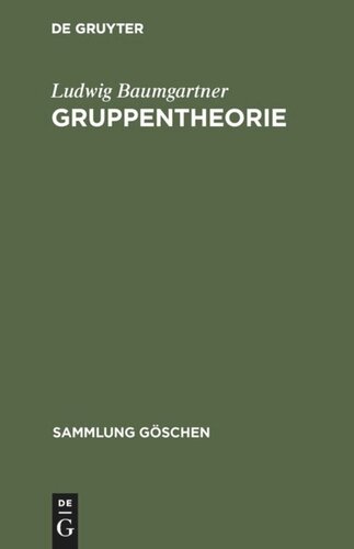 Gruppentheorie
