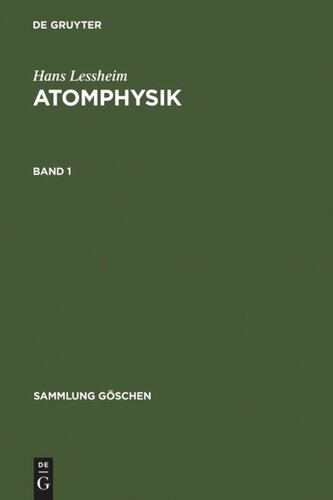 Atomphysik: Band 1