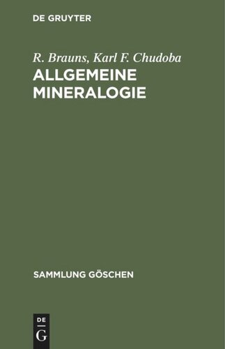 Allgemeine Mineralogie
