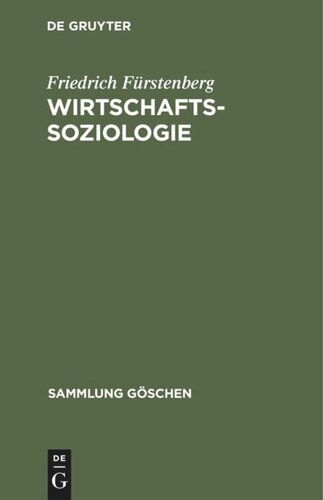 Wirtschaftssoziologie