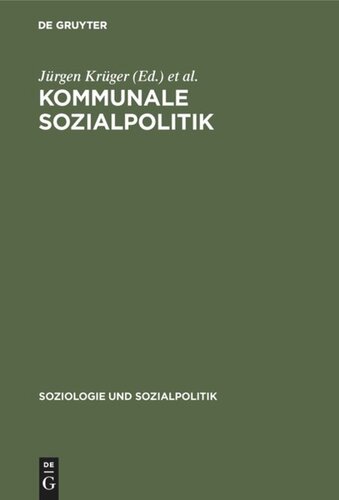 Kommunale Sozialpolitik