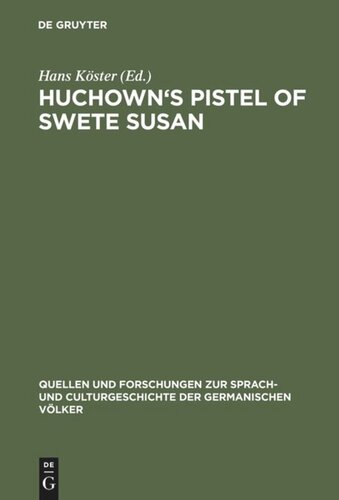 Huchown's Pistel of swete Susan: Kritische Ausgabe