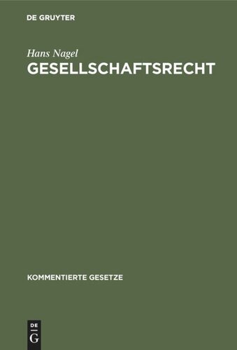 Gesellschaftsrecht
