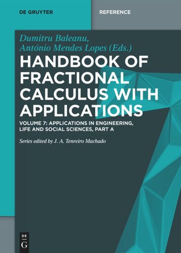 Handbook of Fractional Calculus with Applications: Volume 7 Applications in Engineering, Life and Social Sciences, Part A