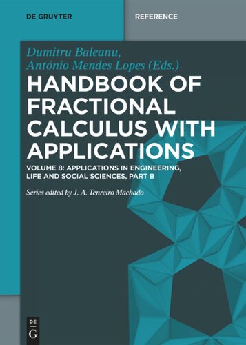 Handbook of Fractional Calculus with Applications: Volume 8 Applications in Engineering, Life and Social Sciences, Part B