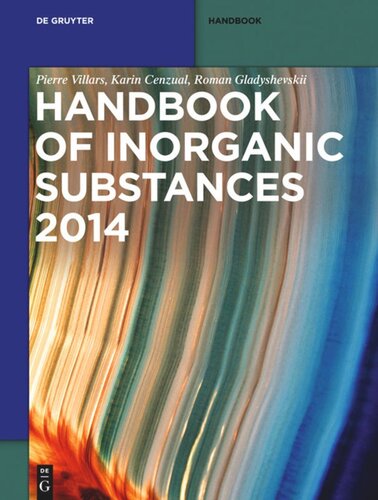 Inorganic Substances: Handbook