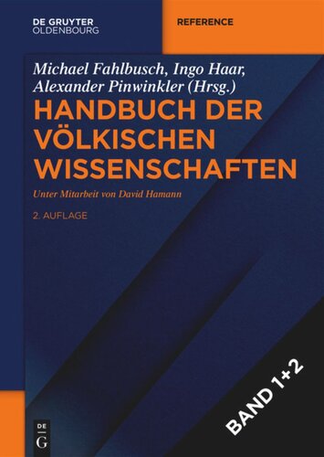 Handbuch der völkischen Wissenschaften: Akteure, Netzwerke, Forschungsprogramme