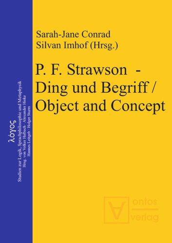 P. F. Strawson – Ding und Begriff / Object and Concept
