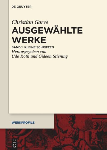 Ausgewählte Werke: Band 1 Kleine Schriften