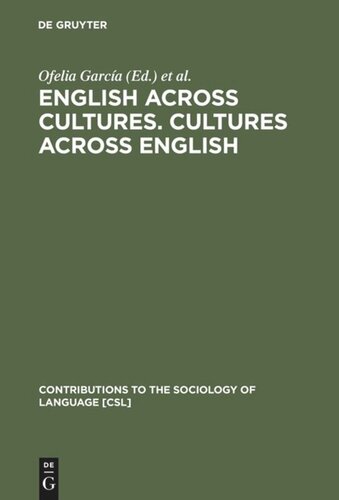 English across Cultures. Cultures across English: A Reader in Cross-cultural Communication