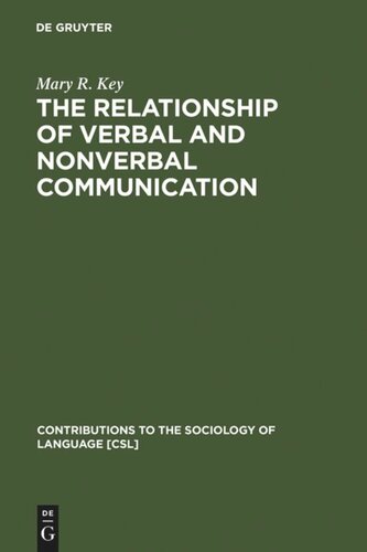 The Relationship of Verbal and Nonverbal Communication