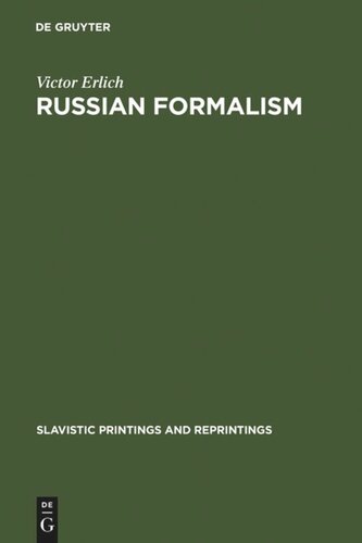 Russian Formalism: History - Doctrine