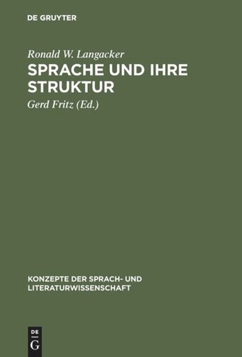 Sprache und ihre Struktur