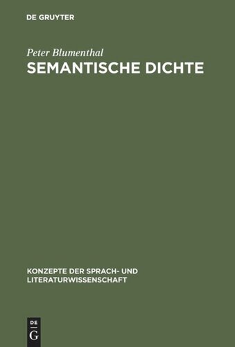 Semantische Dichte: Assoziativität in Poesie und Werbesprache