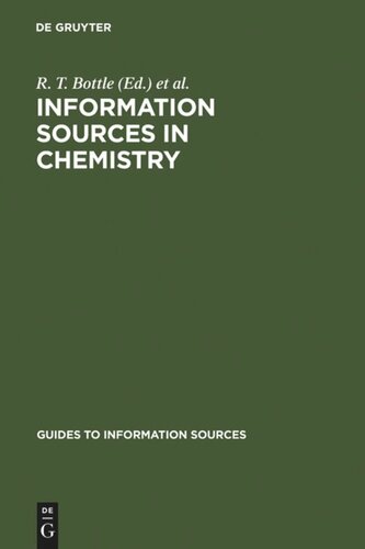 Information Sources in Chemistry
