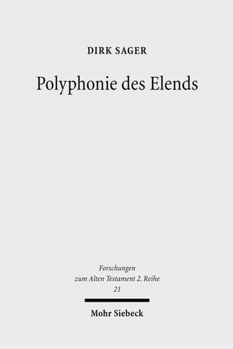 Polyphonie des Elends: Psalm 9/10 im konzeptionellen Diskurs und literarischen Kontext