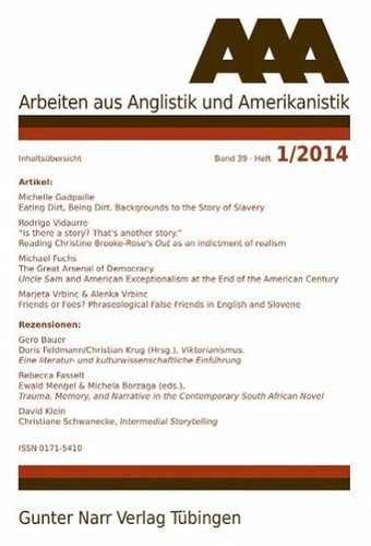 AAA Arbeiten aus Anglistik und Amerikanistik 2014 Heft 1: Herausgeber: Kettemann, Bernhard