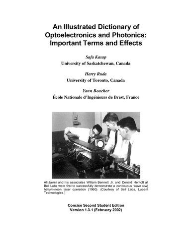 Cambridge Illustrated Handbook of Optoelectronics and Photonics