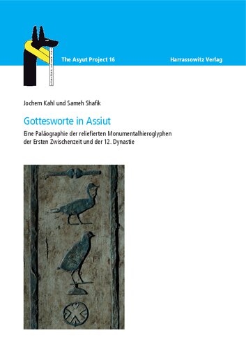 Gottesworte in Assiut: Eine Paläographie der reliefierten Monumentalhieroglyphen der Ersten Zwischenzeit und der 12. Dynastie