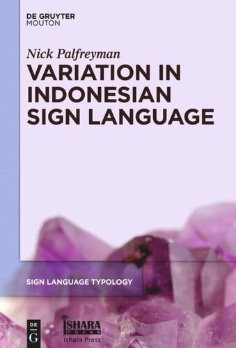 Variation in Indonesian Sign Language: A Typological and Sociolinguistic Analysis