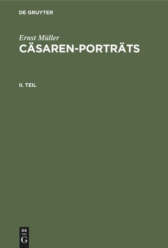 Cäsaren-Porträts: Teil 2