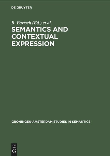 Semantics and Contextual Expression