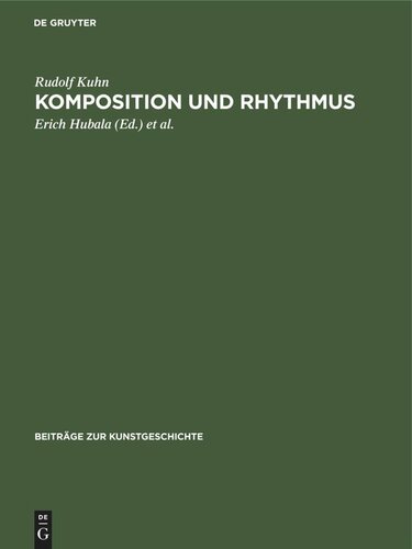 Komposition und Rhythmus: Beiträge zur Neubegründung einer historischen Kompositionslehre