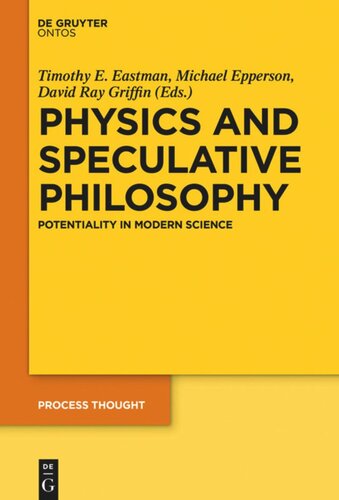 Physics and Speculative Philosophy: Potentiality in Modern Science