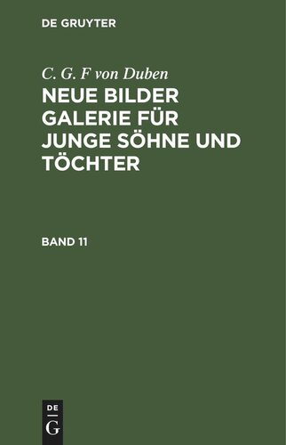 Neue Bilder Galerie für junge Söhne und Töchter: Band 11