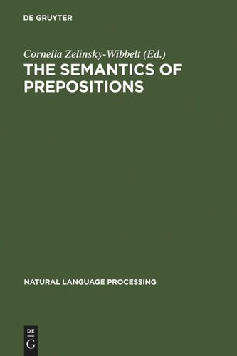 The Semantics of Prepositions: From Mental Processing to Natural Language Processing