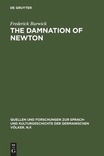 The Damnation of Newton: Goethe's Color Theory and Romantic Perception