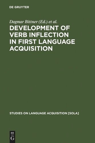 Development of Verb Inflection in First Language Acquisition: A Cross-Linguistic Perspective